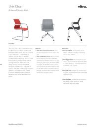 Unix Chair Factsheet EN - Vitra