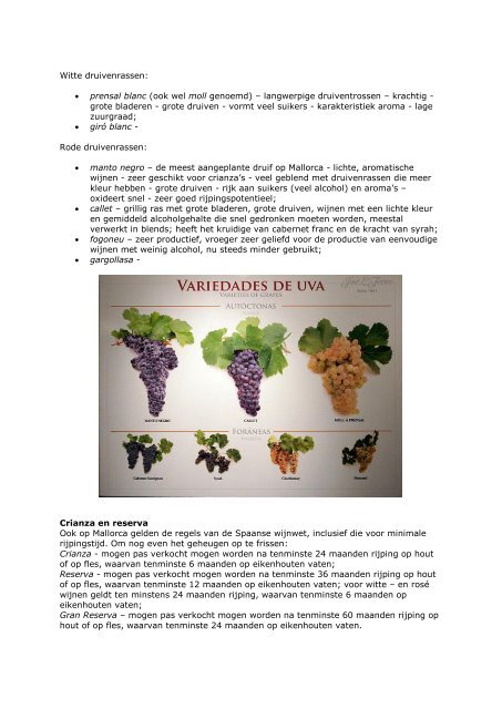 De wijnen van Mallorca - Nederlands Gilde van Sommeliers