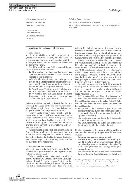 Beilage zu Nr. 5/2002 - Schweizerische Ãrztezeitung