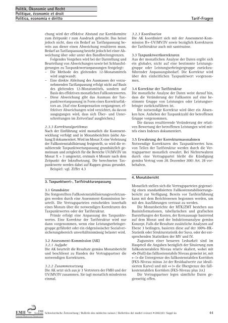 Beilage zu Nr. 5/2002 - Schweizerische Ãrztezeitung