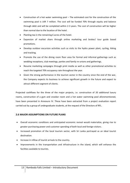 Introductory Document - Colombo Stock Exchange