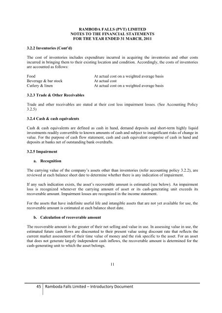 Introductory Document - Colombo Stock Exchange