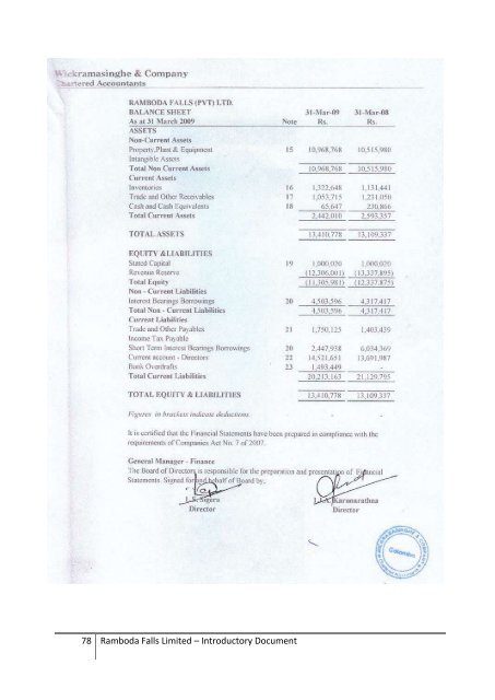 Introductory Document - Colombo Stock Exchange