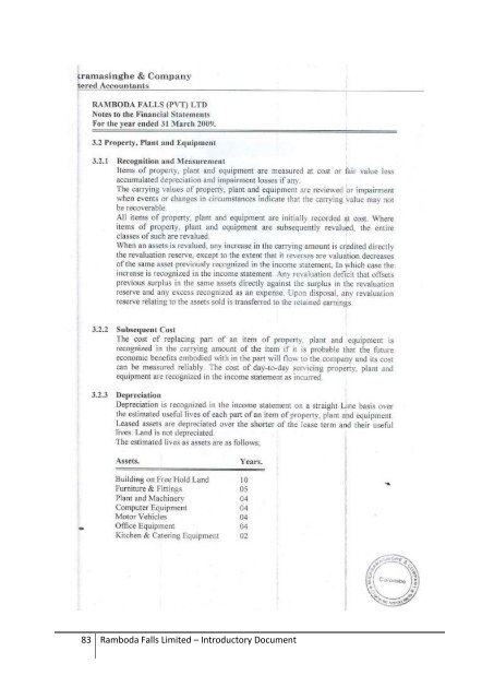 Introductory Document - Colombo Stock Exchange