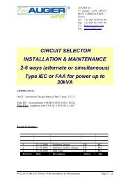 Datasheet - Augier