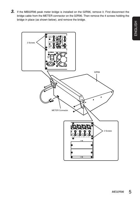 ME02R96 Owner's Manual - Yamaha Commercial Audio