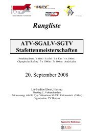 ATV Stafettenmeisterschaft in Herisau - TV Stein