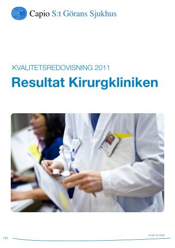 Resultat Kirurgen.pdf - Capio S:t GÃ¶rans Sjukhus