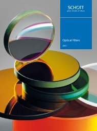 Optical Filters 2013 - SCHOTT North America