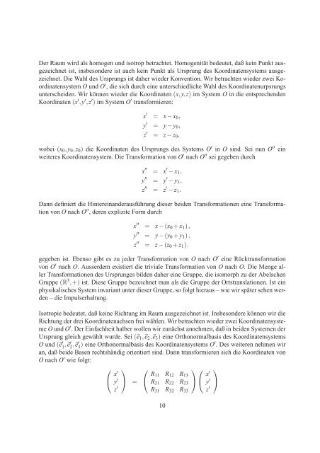 Theoretische Physik 1 - THEP Mainz