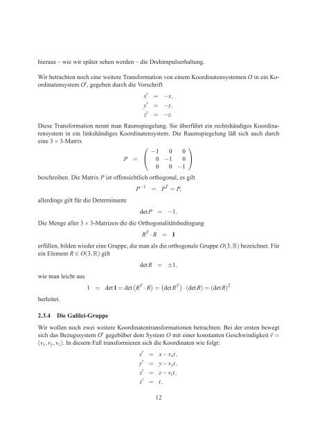 Theoretische Physik 1 - THEP Mainz