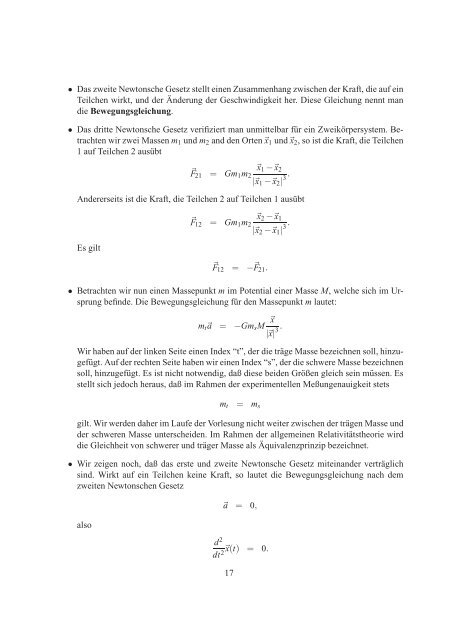 Theoretische Physik 1 - THEP Mainz