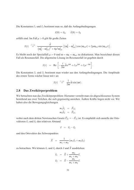 Theoretische Physik 1 - THEP Mainz