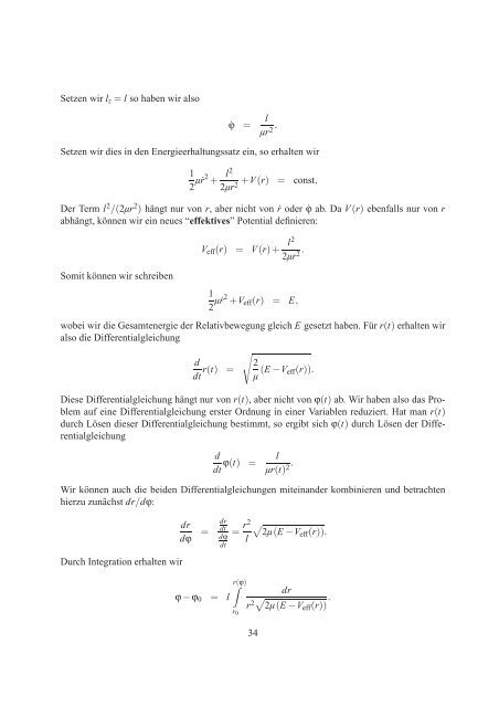 Theoretische Physik 1 - THEP Mainz