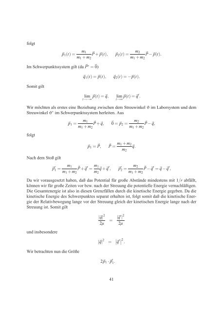 Theoretische Physik 1 - THEP Mainz