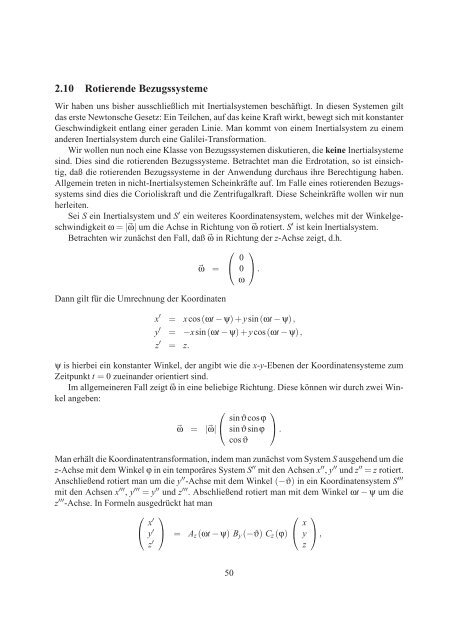 Theoretische Physik 1 - THEP Mainz