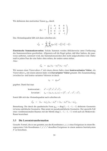 Theoretische Physik 1 - THEP Mainz