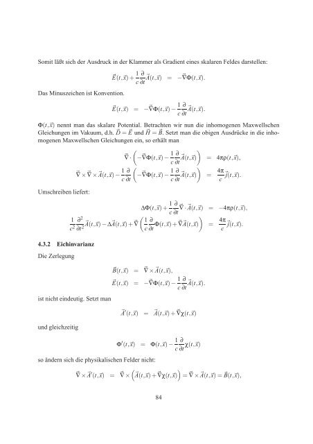 Theoretische Physik 1 - THEP Mainz