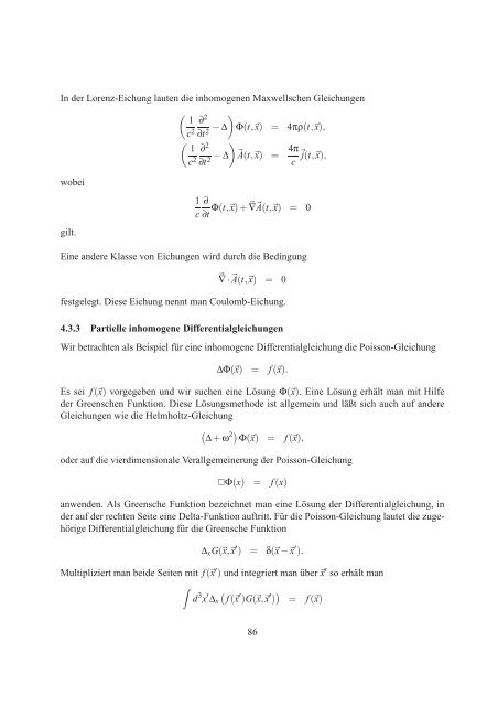 Theoretische Physik 1 - THEP Mainz