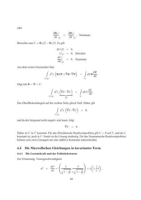 Theoretische Physik 1 - THEP Mainz