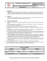 Procedimiento para AuditorÃ­a Interna CÃ³digo: ITCJ-SGCA-PG-003 ...