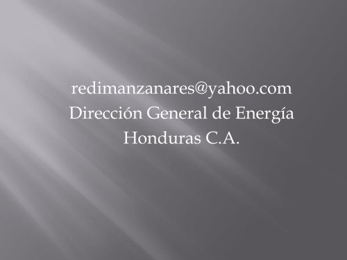 BIOCOMBUSTIBLES EN HONDURAS