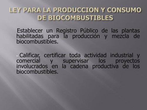 BIOCOMBUSTIBLES EN HONDURAS