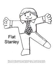 Please cut out either template for your Flat Stanley project. To make ...