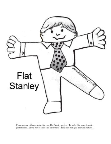 Please cut out either template for your Flat Stanley project. To make ...