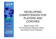 developing competences for players and coaches - Miguel Crespo