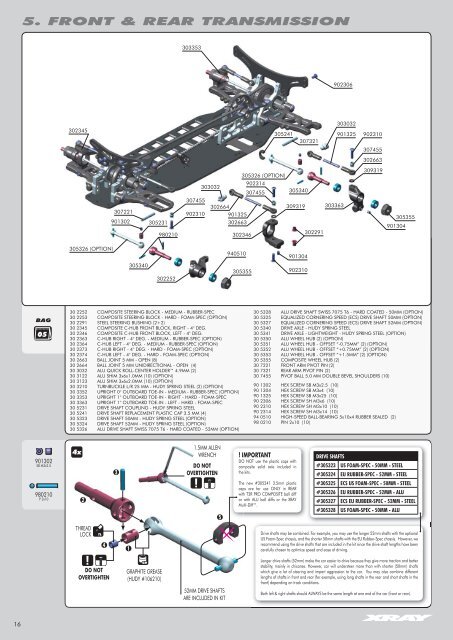 XRAY T2R PRO Instruction Manual