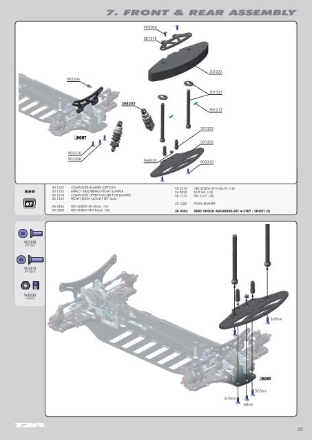 XRAY T2R PRO Instruction Manual