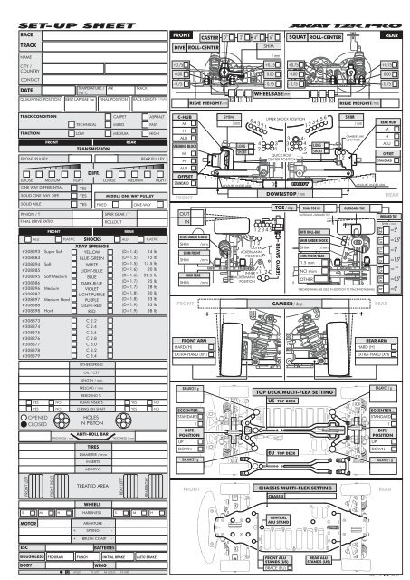 XRAY T2R PRO Instruction Manual