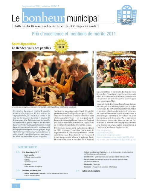Document PDF - Réseau québécois des villes et villages en santé