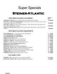 september super specials - Steiner-Atlantic