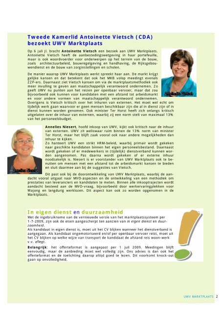 Nieuwsbrief juli 2009 (PDF, 145 Kb) - Uwv
