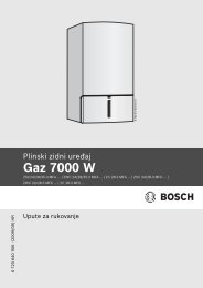 Upute za upotrebu (PDF 0.9 MB) - Bosch