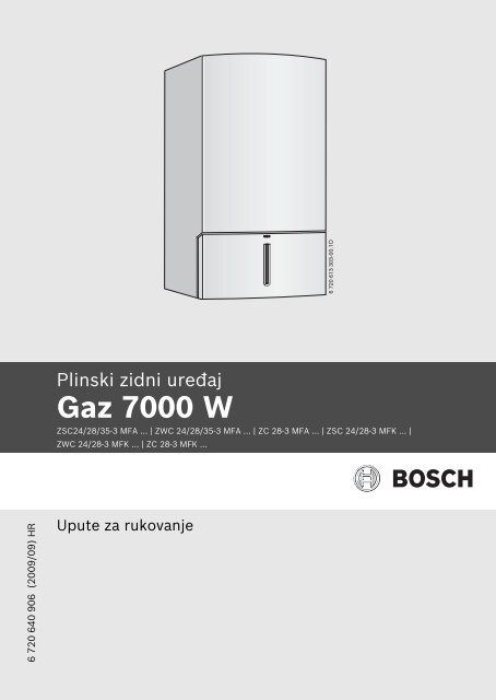 Upute za upotrebu (PDF 0.9 MB) - Bosch