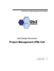 Project Management (PM) Cell - i2b2