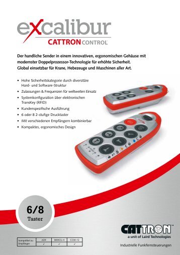 Excalibur 6/8 - Cattron-Theimeg Europe GmbH & Co. KG