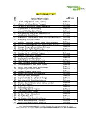 NGC School List - Paryavaran Mitra