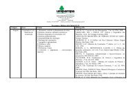 Programa e Bibliografia - Edital 011/2012 - Unipampa