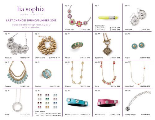 Lia sophia website sale