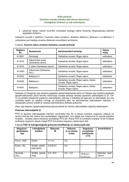 Vides pÄrskats 1.redakcija 2013. - Garkalnes novads