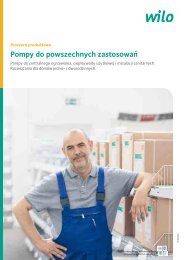 Pompy do powszechnych zastosowaÃ…Â„ - Wilo