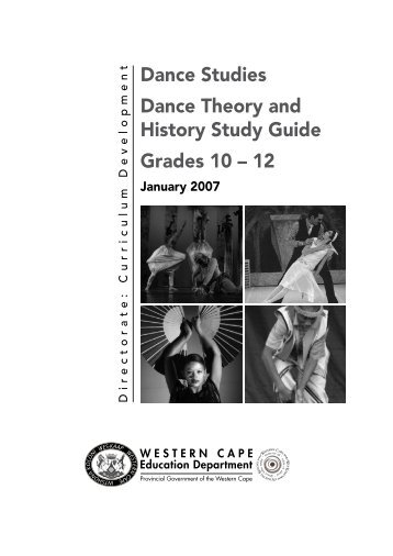 Dance Studies Dance Theory and History Study Guide - Curriculum ...