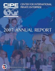 2007 Annual Report - Center for International Private Enterprise