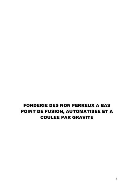 L'ENERGIE AUTREMENT: Fin des essais fonderie moule en sable