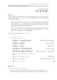 Diskrete Strukturen Übungsblatt 12 Gruppe 11 Marek ... - xivilization