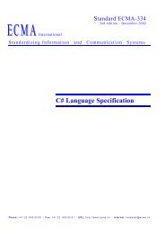 C# Language Specification - Willy .Net